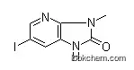 Molecular Structure of 309742-29-8 (1,3-Dihydro-6-iodo-3-methyl-2H-imidazo[4,5-b]pyridin-2-one)